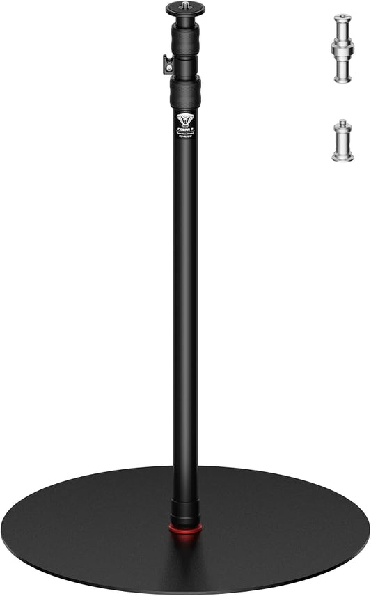 iFootage A500 Heavy Duty Round Base Light Stand, Space-Saving Tripod Alternative by IFOOTAGE