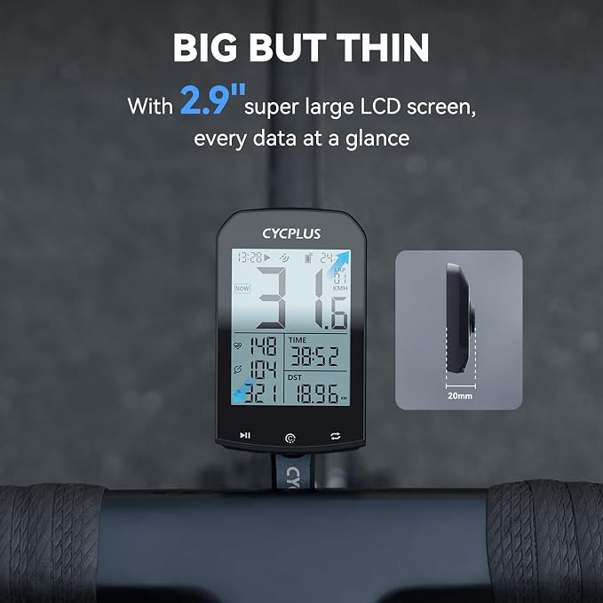 CYCPLUS GPS Wireless Bike Computer, Cycling Computer GPS - Image 2