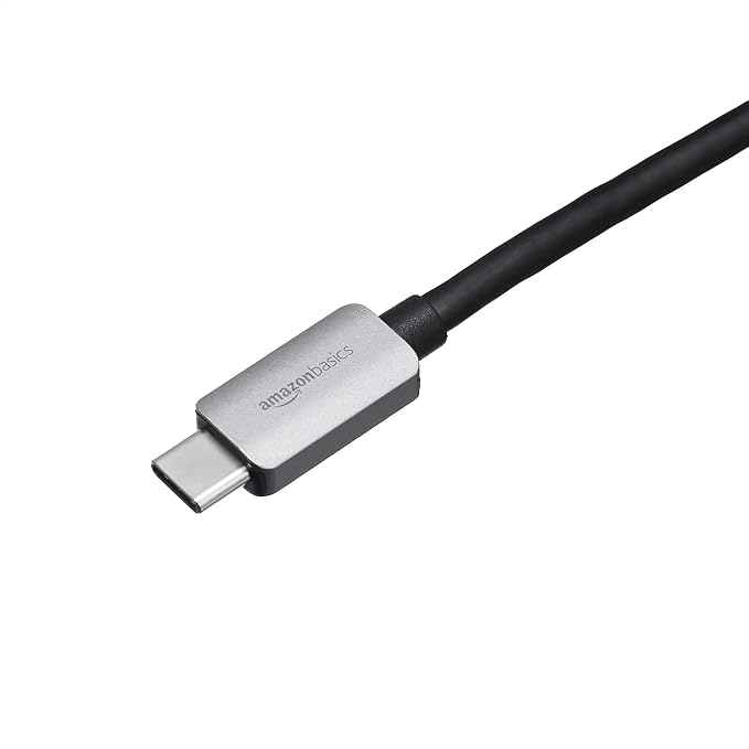 Amazon Basics Aluminum USB-C to RJ45 Gigabit Ethernet Adapter, Fast Network - Image 3