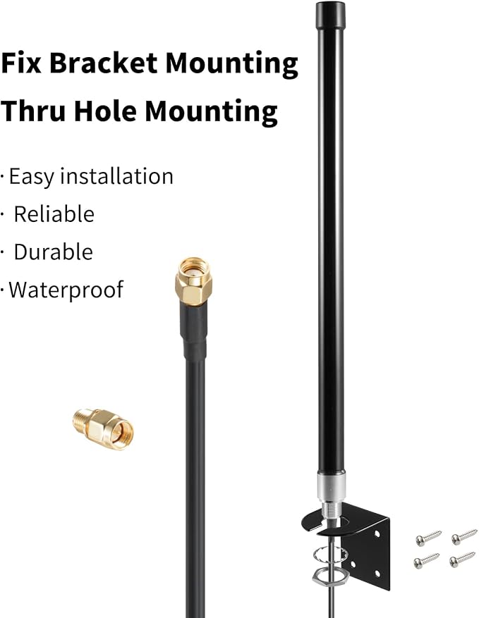 10dBi Long Range Dual Band WiFi 2.4GHz 5GHz Fiberglass Antenna - Image 3
