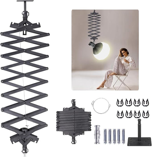 Photography Ceiling Rail System 2M Lifting Constant Force Hinge kit by XPAISYQC
