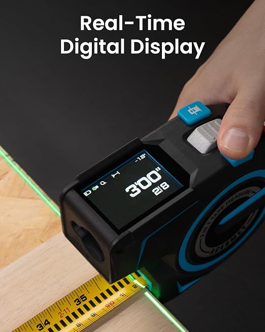 ACEGMET DTX10 & DT30 3-in-1 Digital Laser Tape Measure Bundle, 330Ft & 130Ft - Image 9