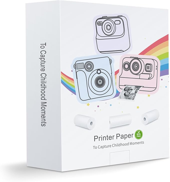 12 Rolls Instant Print Camera for Kids Refill Print Paper - Image 3