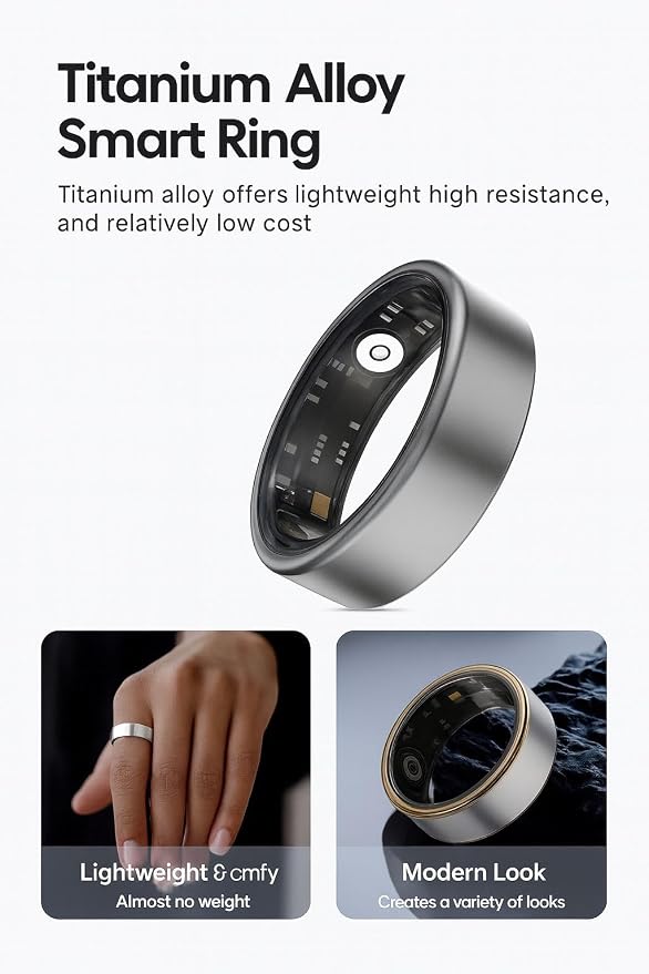 ALZEN Smart Ring – Titanium Waterproof Ring - Image 4