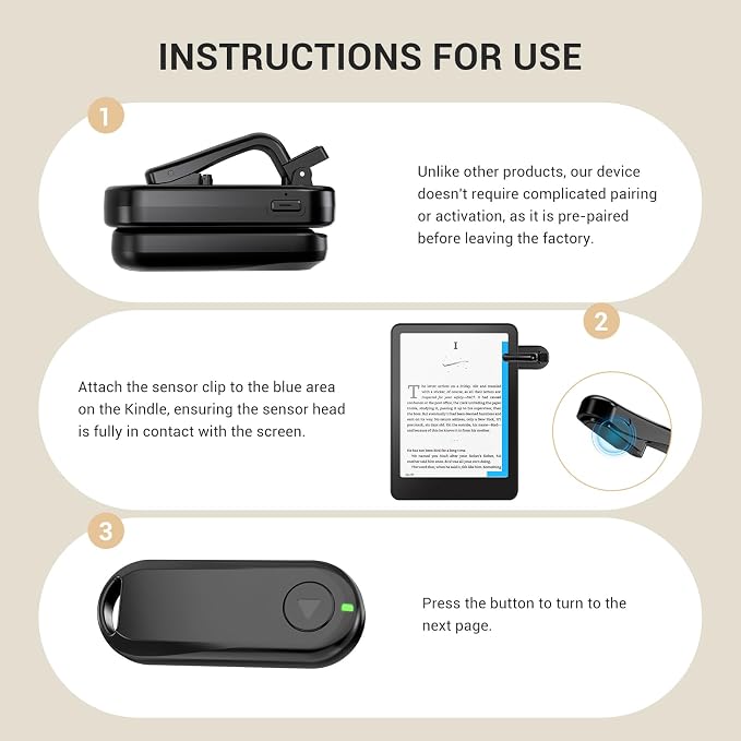CoBak Remote Page Turner – Page Turning & Camera Remote Shutter - Image 8