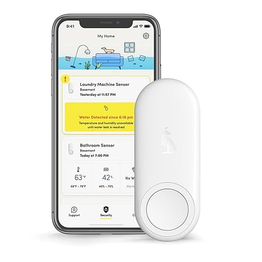 Water Leak Detector+Climate Sensor, Hygrometer Thermometer by Unknown