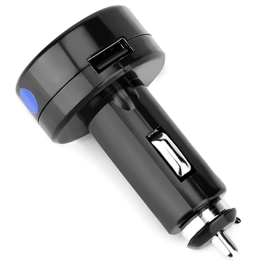 DROK Digital Voltage Temperature Monitor, Car Charger USB Charge - Image 5