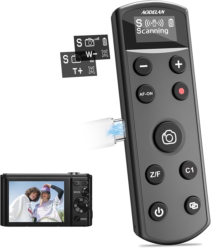 Remote Control for Sony Camera, USB-C Rechargeable Wireless Shutter Release by AODELAN