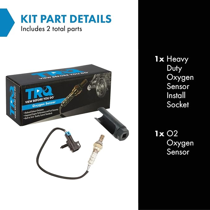 TRQ O2 Oxygen Sensor with Tool Compatible with 1996-2003 Chevrolet GMC Buick - Image 2