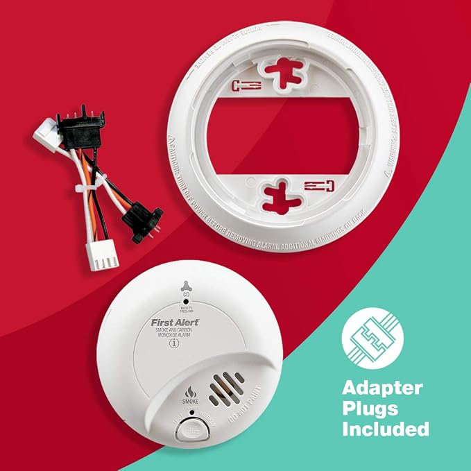FIRST ALERT SC9120B Corded Electric Combination Alarm - Image 5