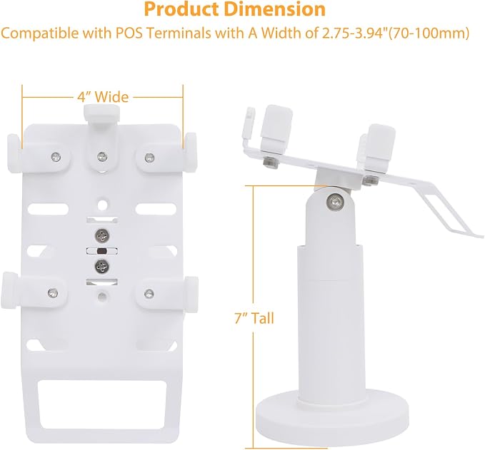 Universal Square POS Machine Terminal Stand, Adjustable Square Credit Card - Image 2