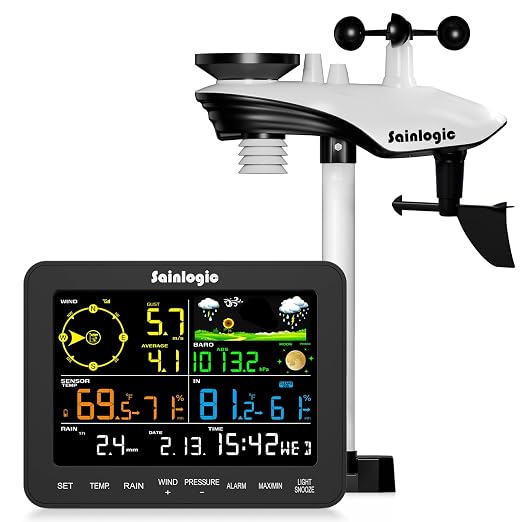 Sainlogic Weather Station Wireless, Weather Station by Sainlogic