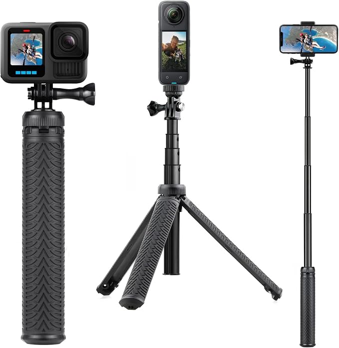 SOONSUN 3in1 Aluminum Waterproof Selfie Stick by SOONSUN