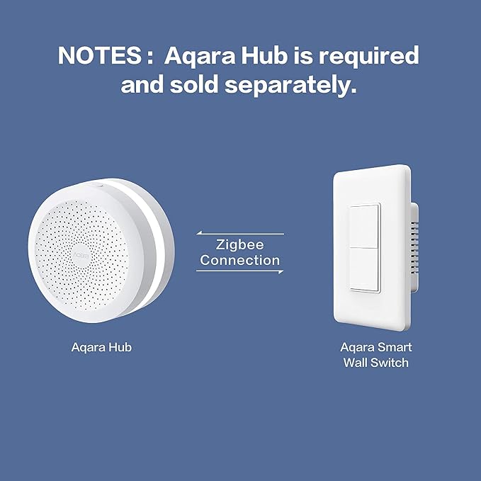 Aqara Smart Light Switch, Requires AQARA HUB, Zigbee Switch, Remote Control and - Image 6