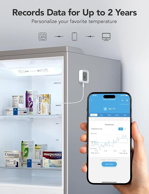 GoveeLife WiFi Refrigerator Thermometer - Image 7