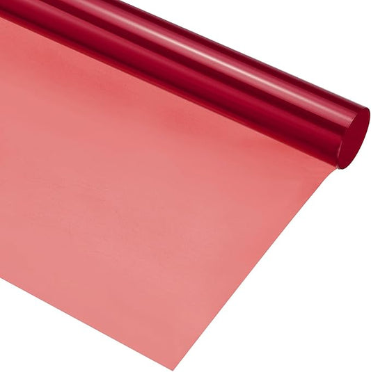 MECCANIXITY Lighting Gel Filter 39.4x39.4 Inch Red Color Correction Sheet by MECCANIXITY
