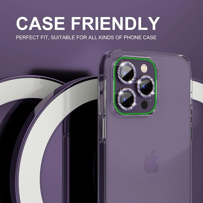 Choiche Compatible for iPhone 14 Pro/iPhone 14 Pro Max Camera Lens Protector - Image 4