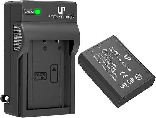 LP LP-E10 Battery Charger Pack, Compatible by LP