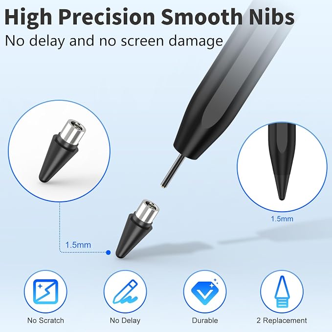 Stylus Pen for iOS&Android Touch Screens, Active Pencil for Samsung, Smart - Image 8