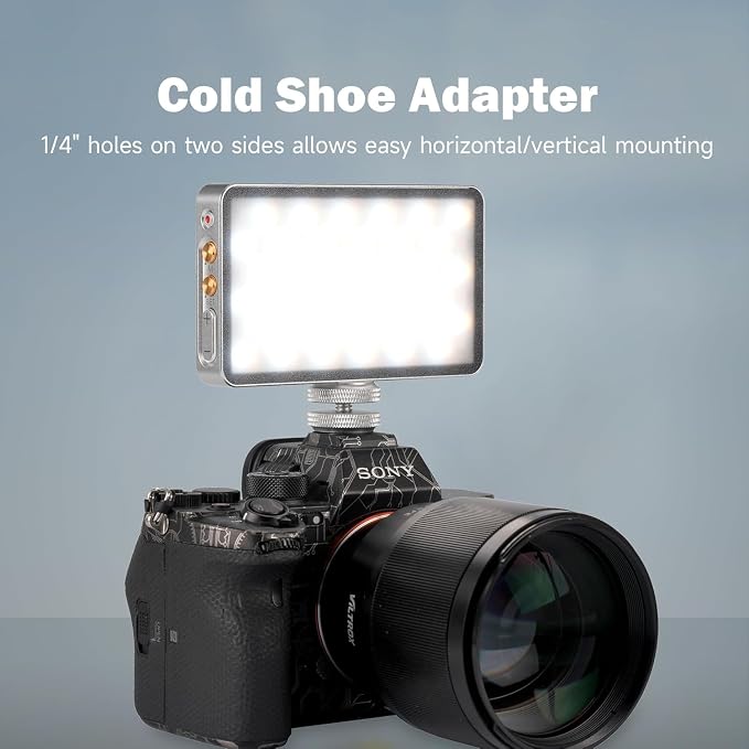 RGB Video Light Kit, 6000mAh Portable Camera Light 8W Output Power, LED Video - Image 5