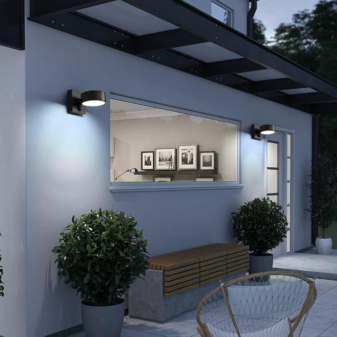 Motion Sensor Outdoor Lights, Aluminum Outdoor Wall Sconce, LED Porch Lights - Image 9