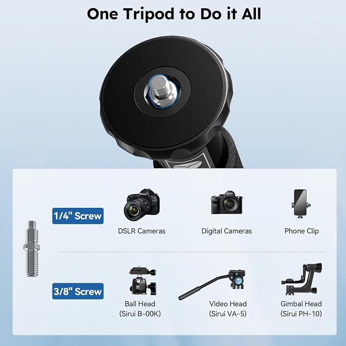 SIRUI AM-306M Camera Monopod, 6-Section 15.6-61.4 inches Aluminum Alloy - Image 8