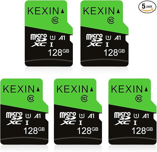 KEXIN 128GB Micro SD Card 5 Pack by Home