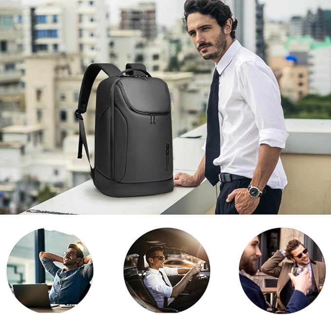BANGE Business Smart Backpack Waterproof fit 15.6 Inch Laptop Backpack - Image 6