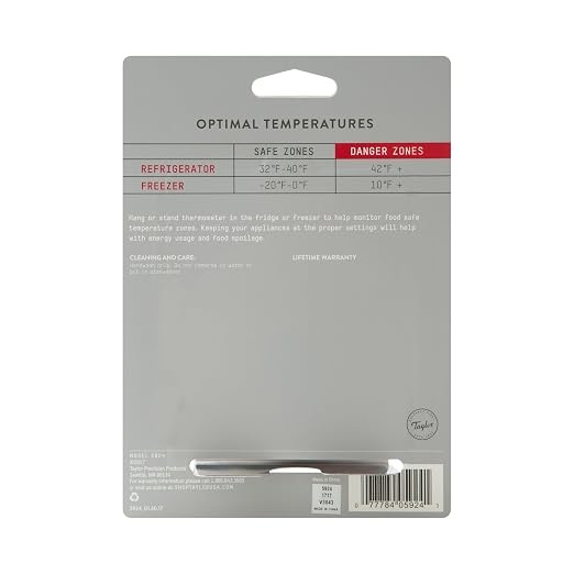 Taylor 5924 Large Dial Kitchen Refrigerator and Freezer Analog Thermometer - Image 8