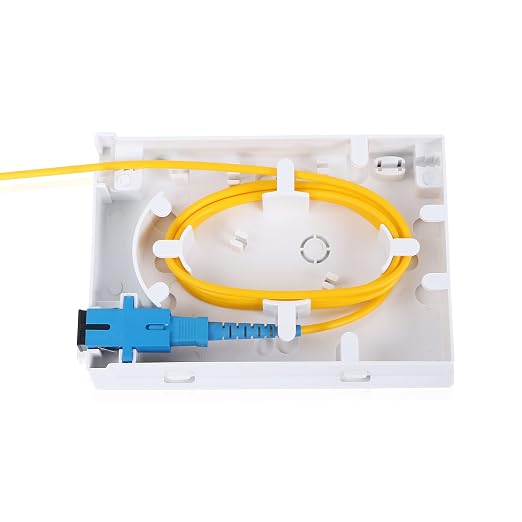 Fiber Optic Terminal Junction Box 2 Ports Fiber Panel Desktop Box - Image 2