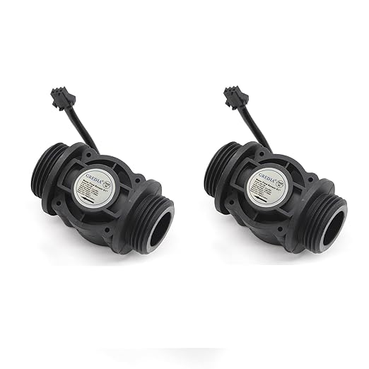 1" Water Flow Sensor Food-Grade Switch Hall Effect Flowmeter Fluid Meter by Unknown