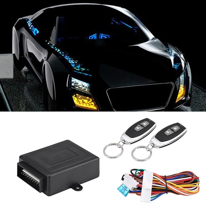 Keyless Entry System, Universal Car Door Lock Keyless Entry System Auto Vehicle - Image 2