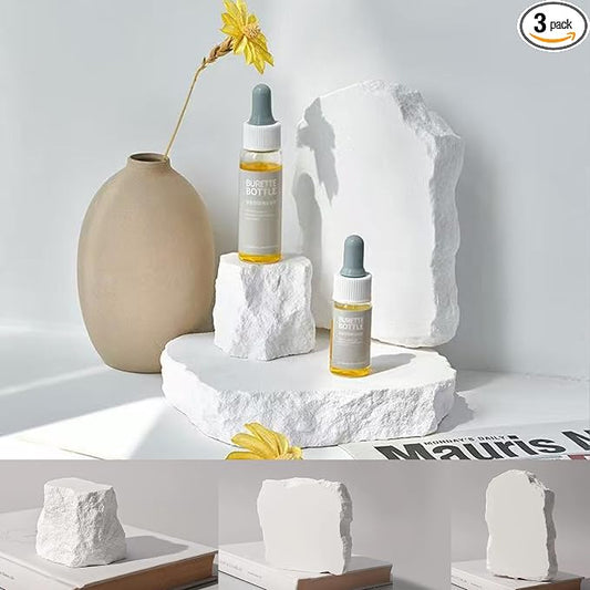 Product Photography Props: 3PCS Irregular Aromatherapy Gypsum Photo by Exzycke