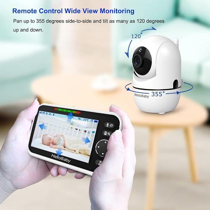 HelloBaby 5’’ Baby Monitor - Image 4