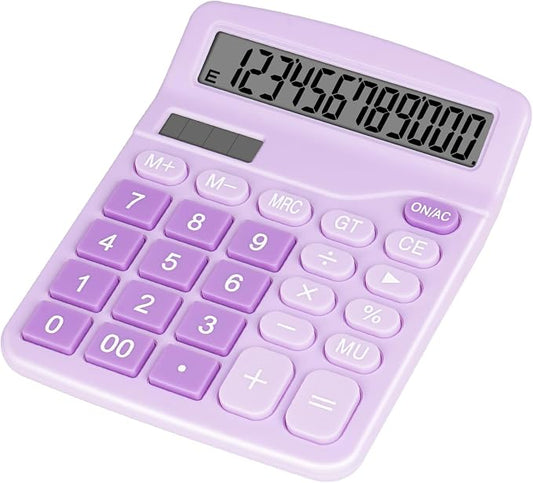 Cute Purple Desktop Calculator by DANRONG