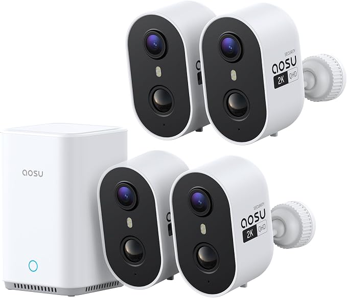 aosu Wireless Outdoor Security Camera Kit by AOSUSecurityOffical