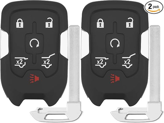 Vurkcy Key Fob Replacement for 2015-2020 Chevy Suburban Tahoe/ 15-20 GMC Yukon by Vurkcy