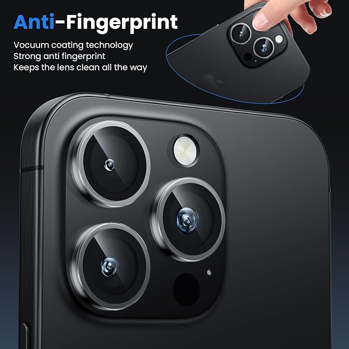 WSKEN for iPhone 16 Pro/iPhone 16 Pro Max Camera Lens Protector - Image 4