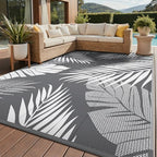 GENIMO Outdoor Rug, Waterproof Plastic Rugs by GENIMO
