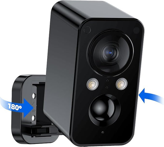 BECAMSO Security Cameras Wireless Outdoor Battery: 180° Horizontal Camera by Unknown