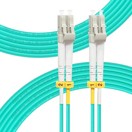 FLYPROFiber- LC to LC Fiber Patch Cable OM3 8M, Length Options: 0.2m-200m by FLYPROFiber