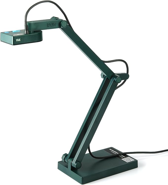 IPEVO V4K Ultra High Definition 8MP USB Document Camera — Mac OS, Chromebook by IPEVO