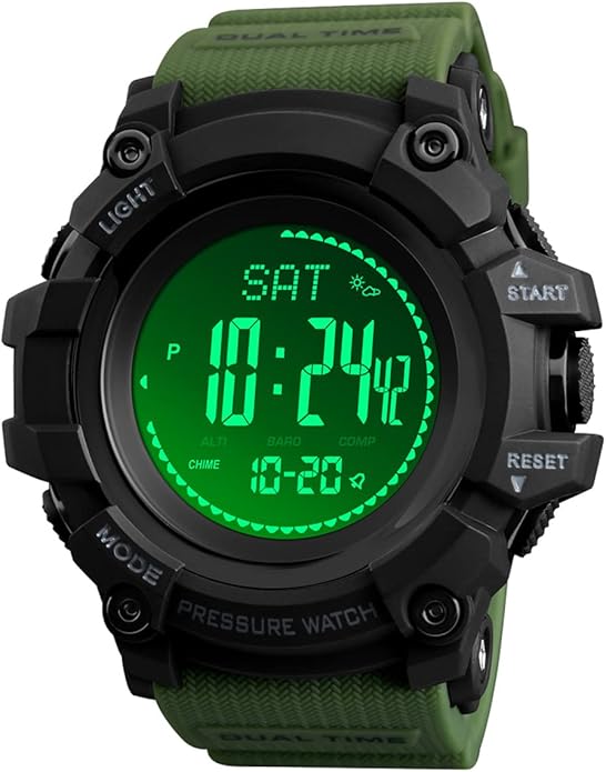 Watch Compass, Altimeter Barometer Thermometer Temperature, Military Army by Unknown