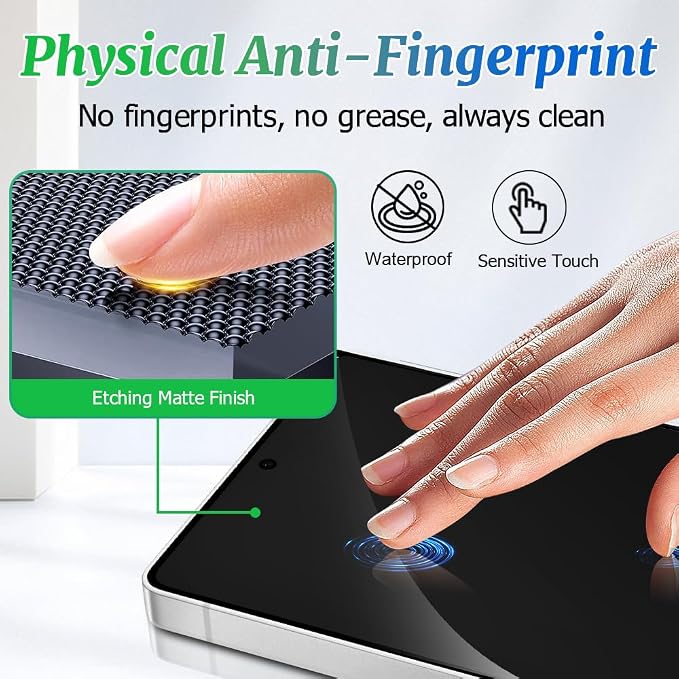 2 Pack Galaxy S26 Anti spy Privacy Screen Protector, 9H Tempered Glass - Image 7