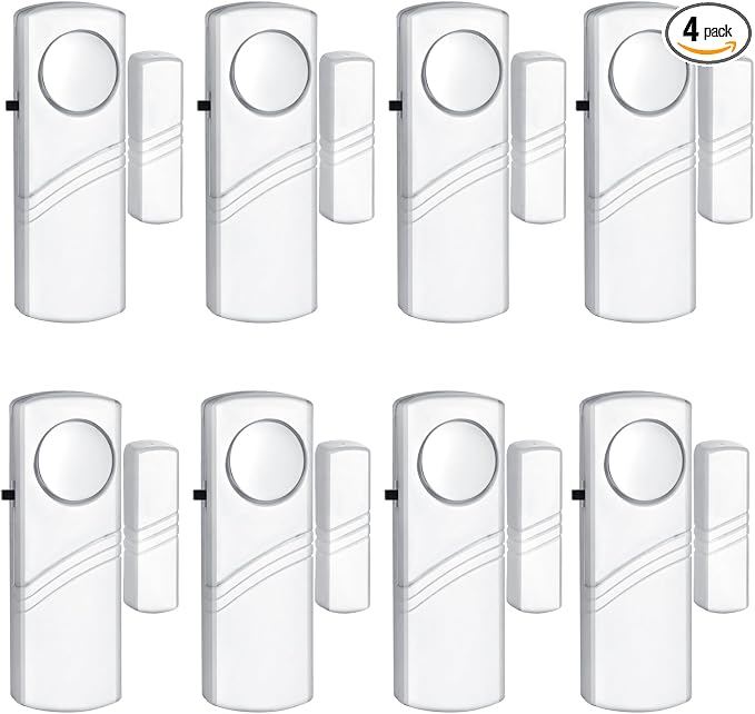 Security Door Window Alarm, Wireless Sensor Door Window Burglar Alarm, Door by PLOJOP
