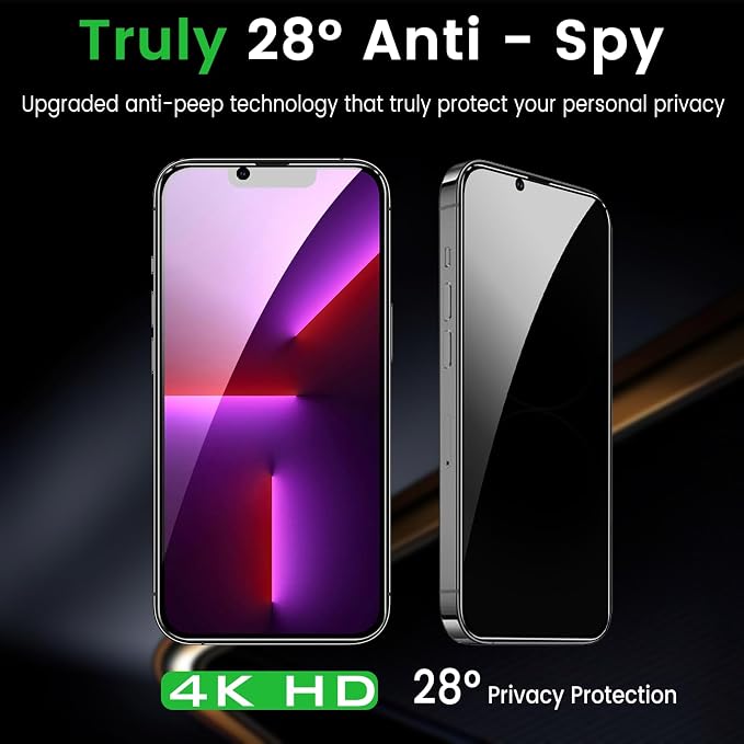 Romkasi 3 Pack Privacy Screen Protector - Image 4