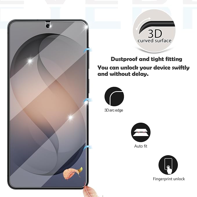 Galaxy S26 Plus Screen Protector + Camera Lens Protector, Full Coverage - Image 3