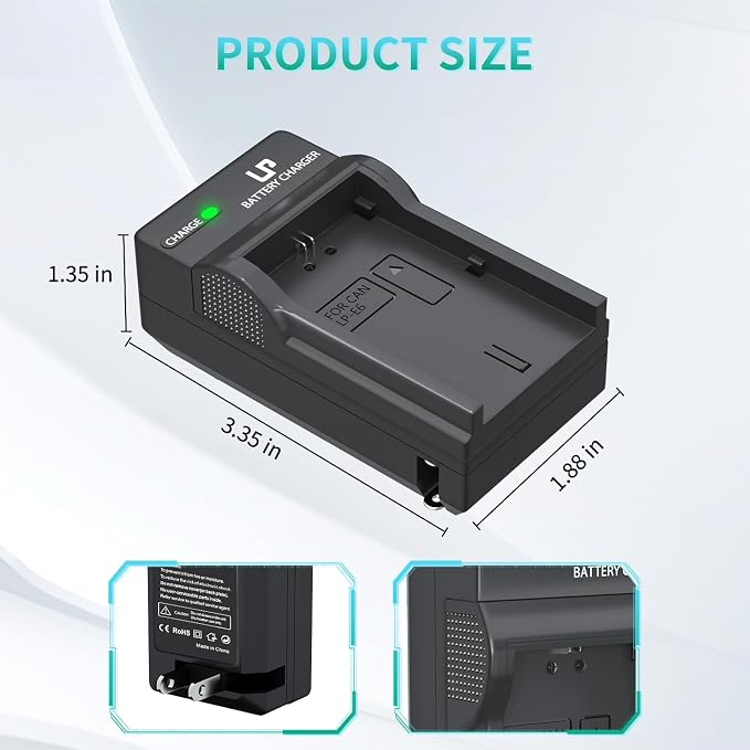LP LP-E6 LP E6N Battery Charger, Charger Compatible - Image 6