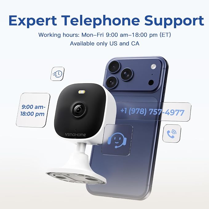 4MP Indoor Cameras for Home Security Outdoor, Home Security Camera System - Image 4