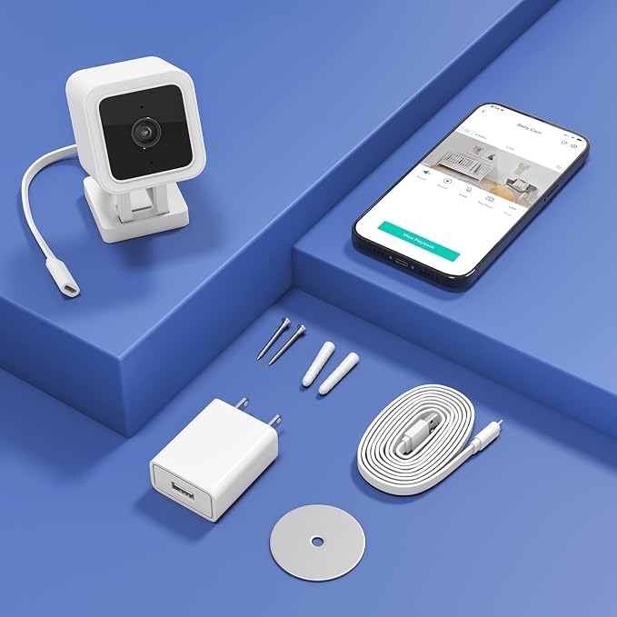 Cam V3 Smart Home Security Camera, Indoor/Outdoor Use, IP65-Rated 1080p Plug-in - Image 7